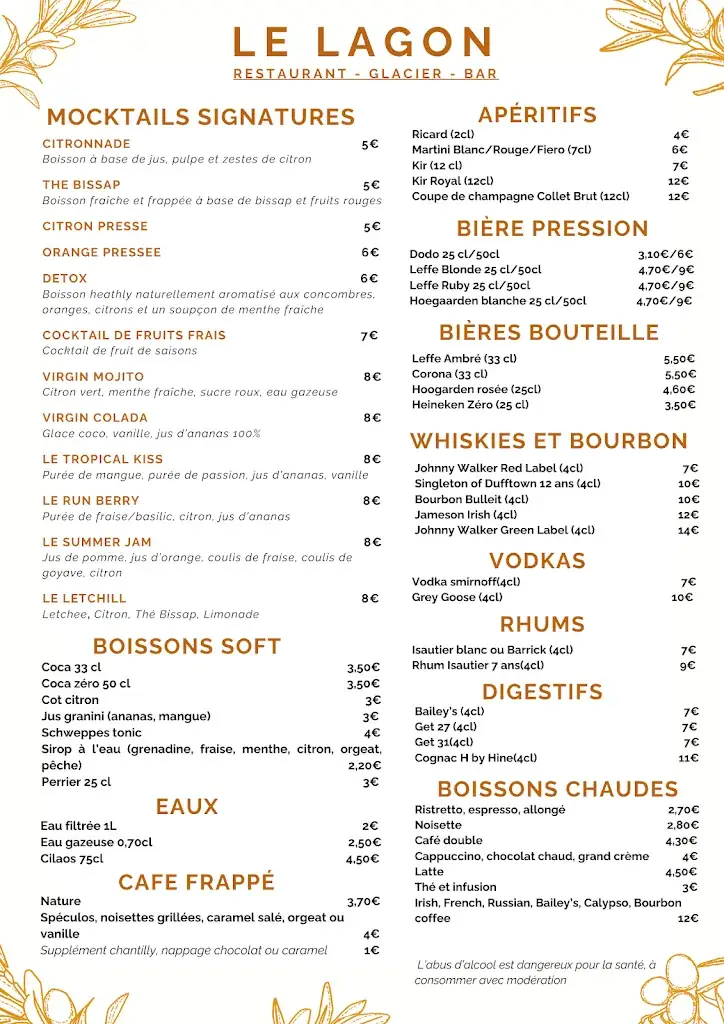 Menu_Restaurant Le Lagon_Réunion_image_1