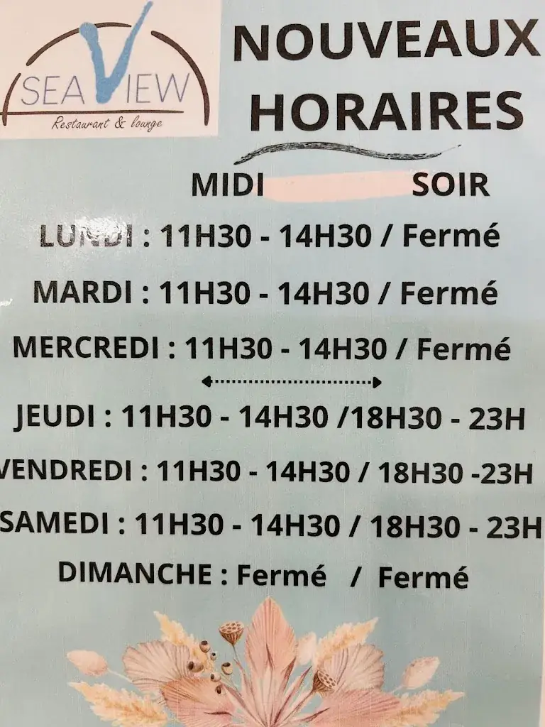 Menu_SEAVIEW Restaurant & Lounge_Réunion_image_2