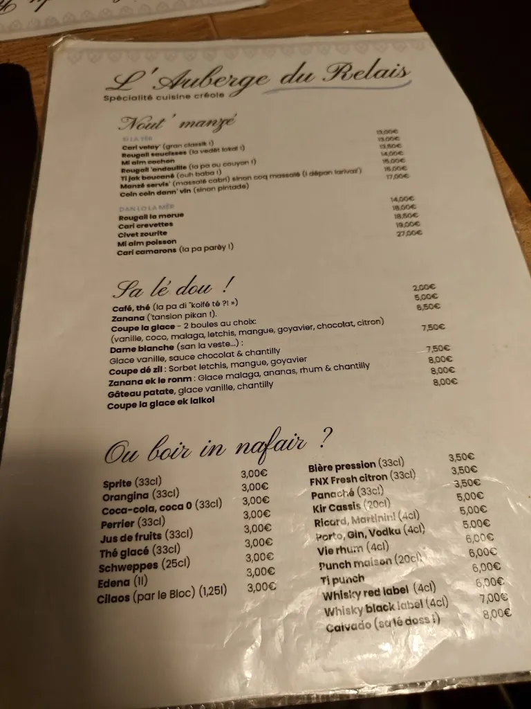 Menu_Auberge du Relais_Réunion_image_3