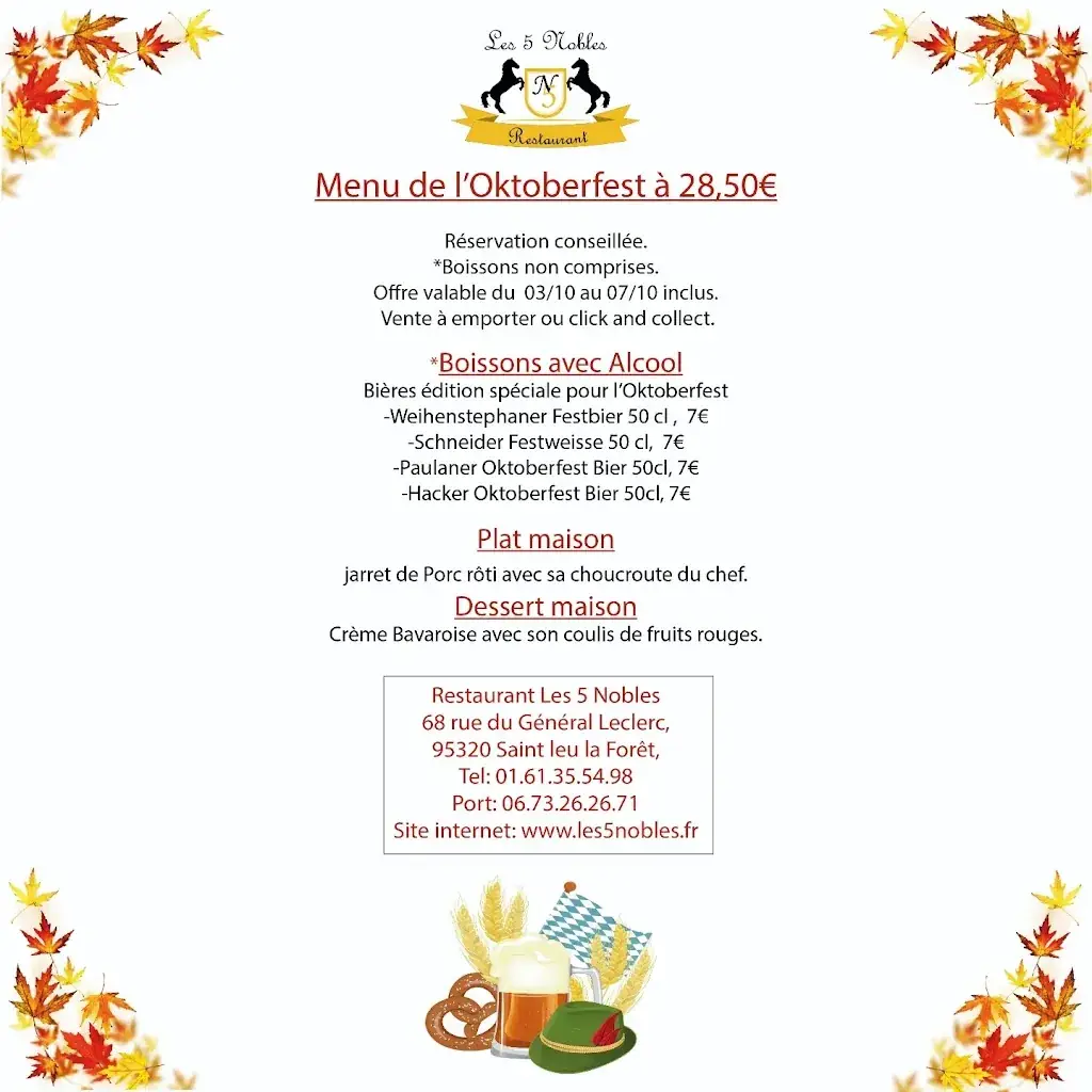 Menu_Les 5 Nobles_Saint-Leu-la-Forêt_immagine_1