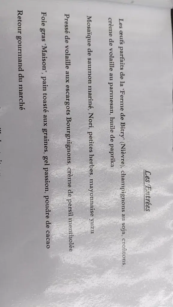 Menu_Restaurant la Nouvelle Table_Varennes-Vauzelles_image_3