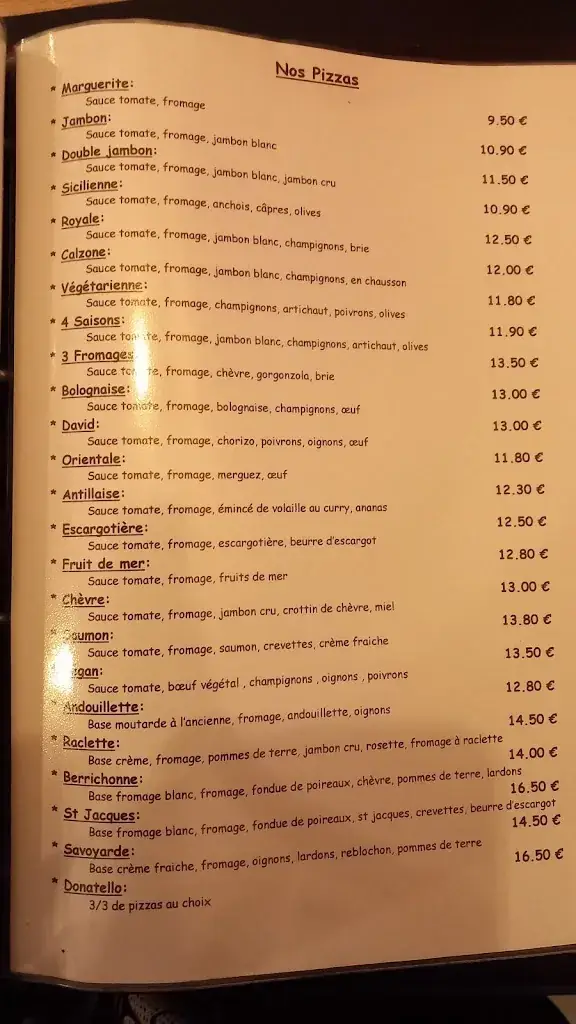 Menu_LE DONATELLO_Varennes-Vauzelles_image_1