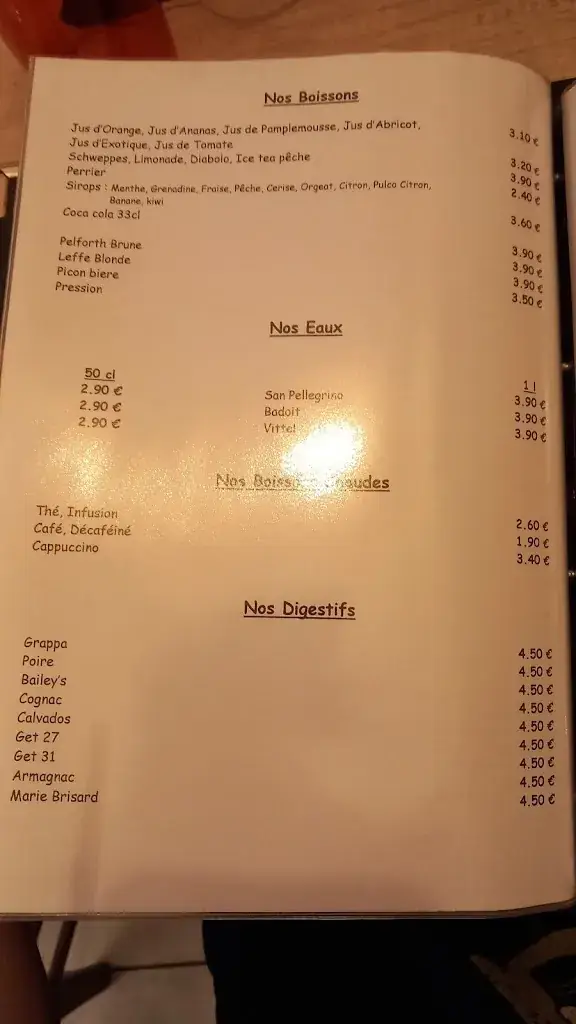 Menu_LE DONATELLO_Varennes-Vauzelles_image_3