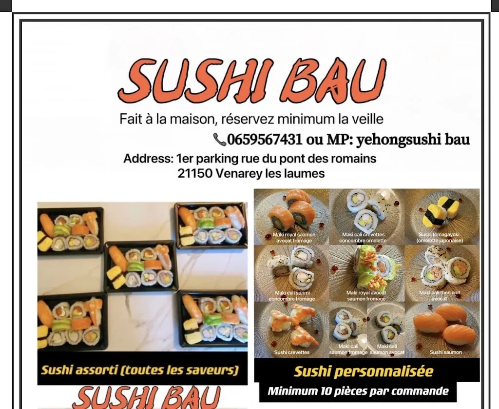 Menu_Sushi Bau (Fait à la maison, à emporter)_Venarey-les-Laumes_image_1