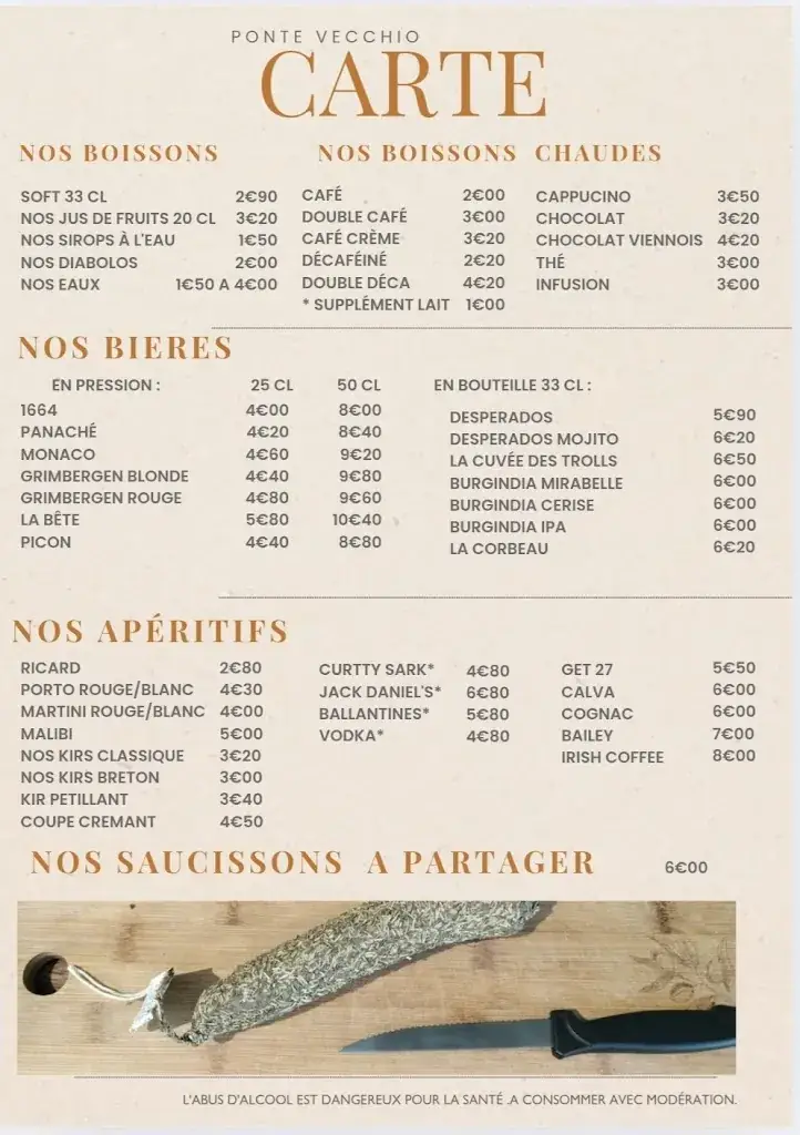 Menu_Ponte Vecchio Laetitia et Samuel_Villeneuve-sur-Yonne_image_4