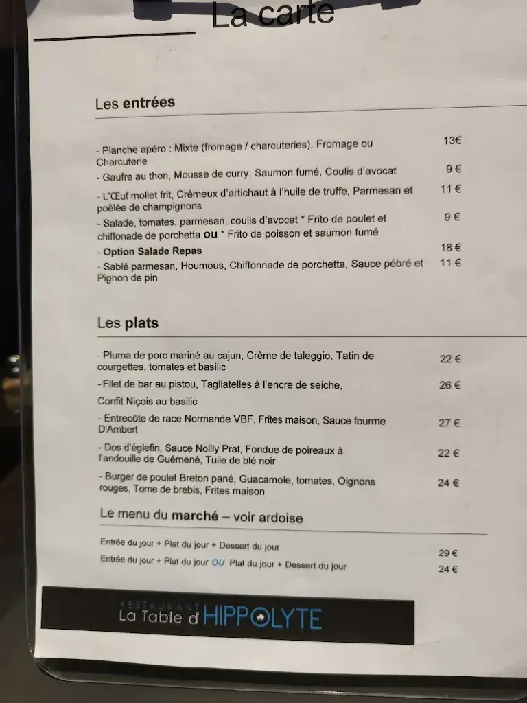 Menu_La table d'Hippolyte_Cesson-Sévigné_image_1