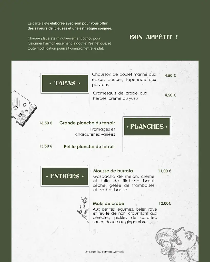 Menu_Le cheval Blanc Resto Bistrot - Bar_Argentré-du-Plessis_image_1