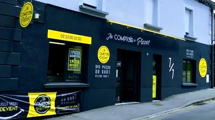 Au Comptoir Des Pizzas restaurant in Argentré-du-Plessis