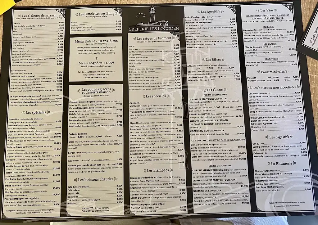 Menu_Crêperie Les Logoden_Arradon_image_1