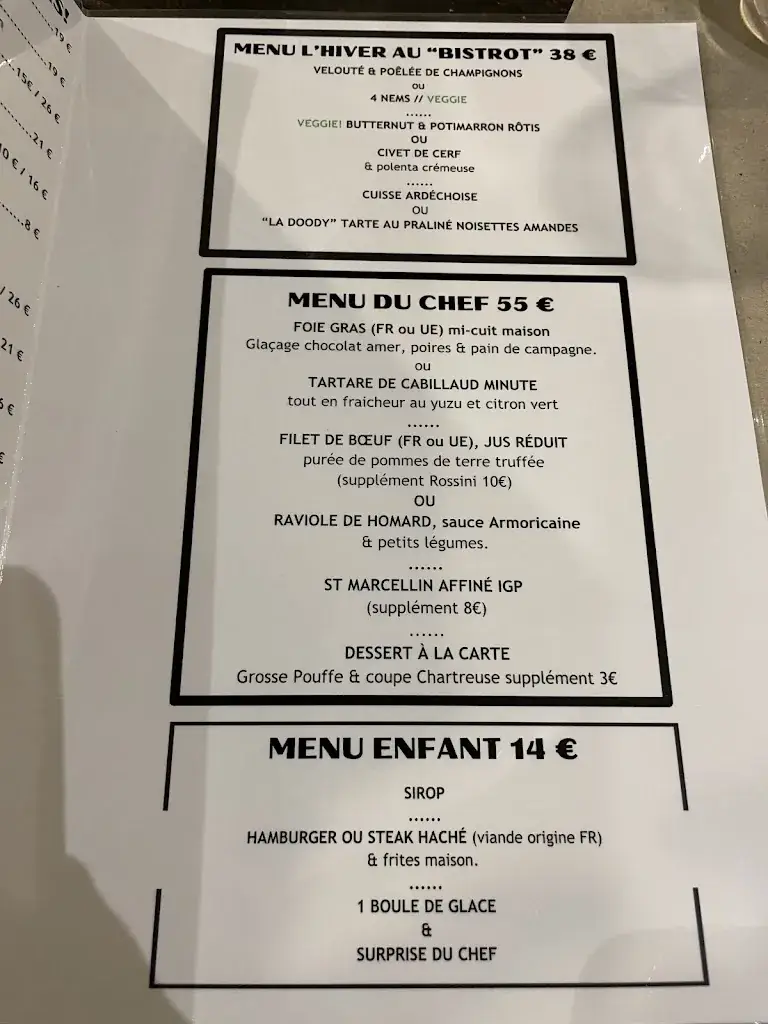 Menu_Restaurant La Veyrie vendredi soir_Bernin_immagine_4