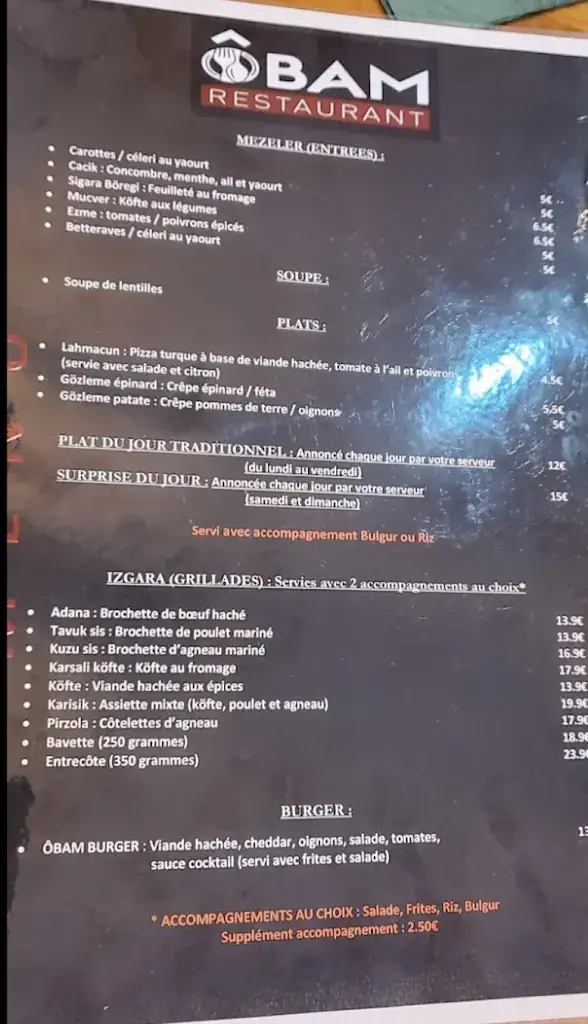 Menu_Ô BAM Restaurant_Torcy_image_1