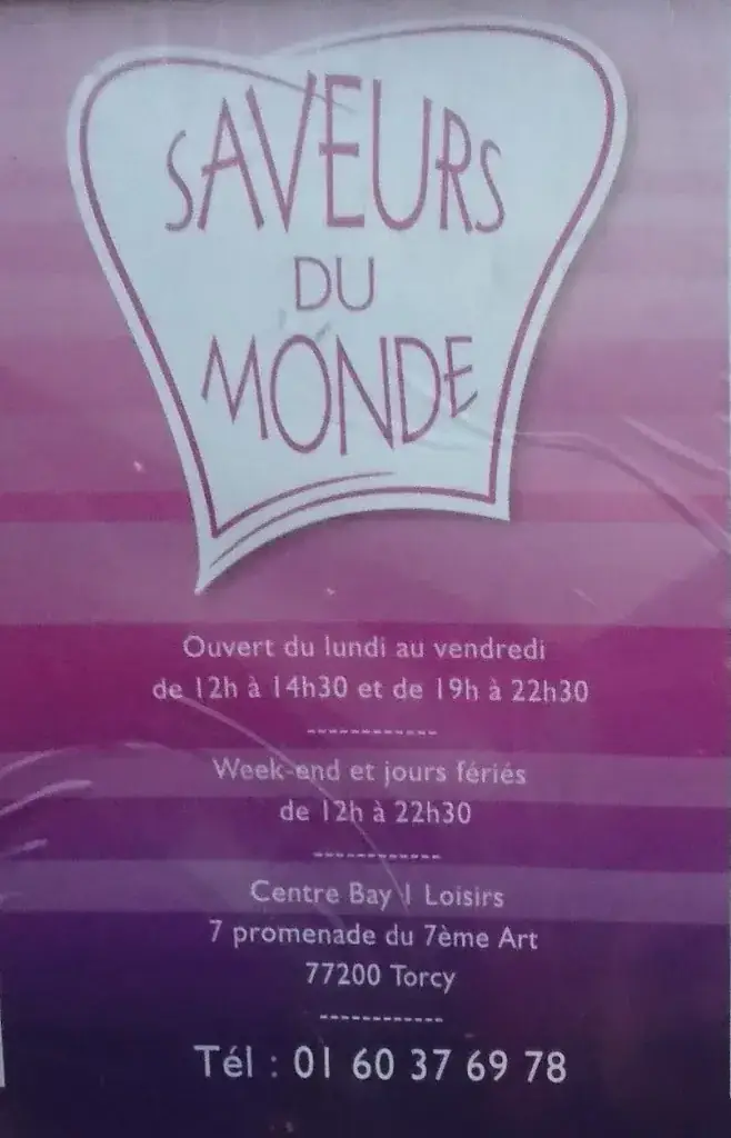 Menu_Saveurs du monde - Restaurant_Torcy_image_2