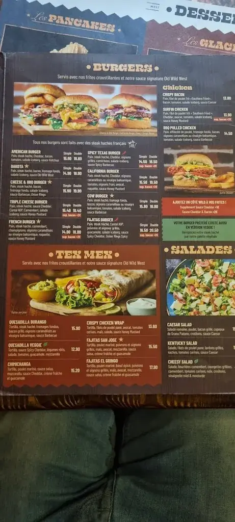 Menu_Old Wild West_Torcy_immagine_1