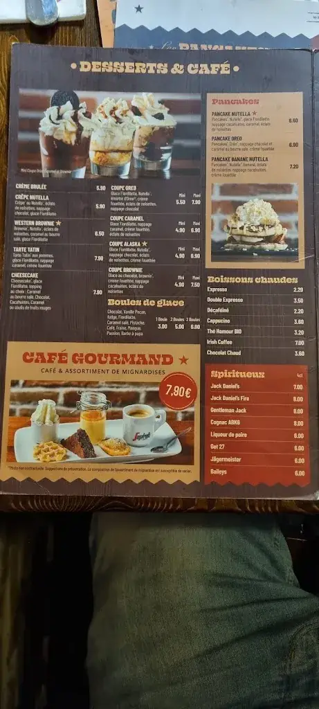 Menu_Old Wild West_Torcy_immagine_2