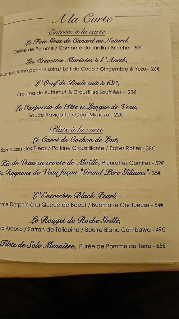Menu_L'Aigle d'Or_Croissy-Beaubourg_immagine_1