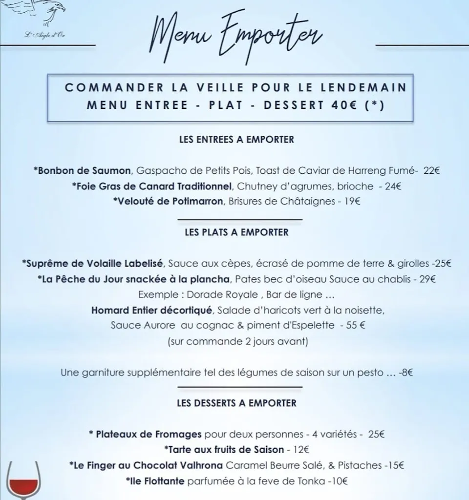 Menu_L'Aigle d'Or_Croissy-Beaubourg_immagine_4