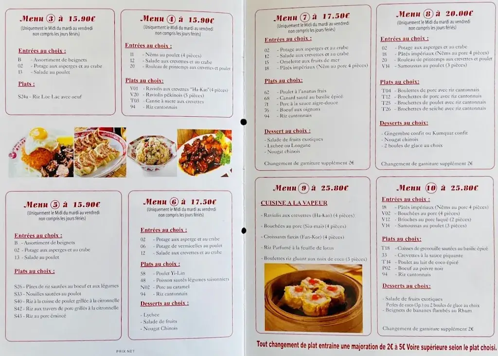 Menu_Le Royal Torcy_Torcy_image_1