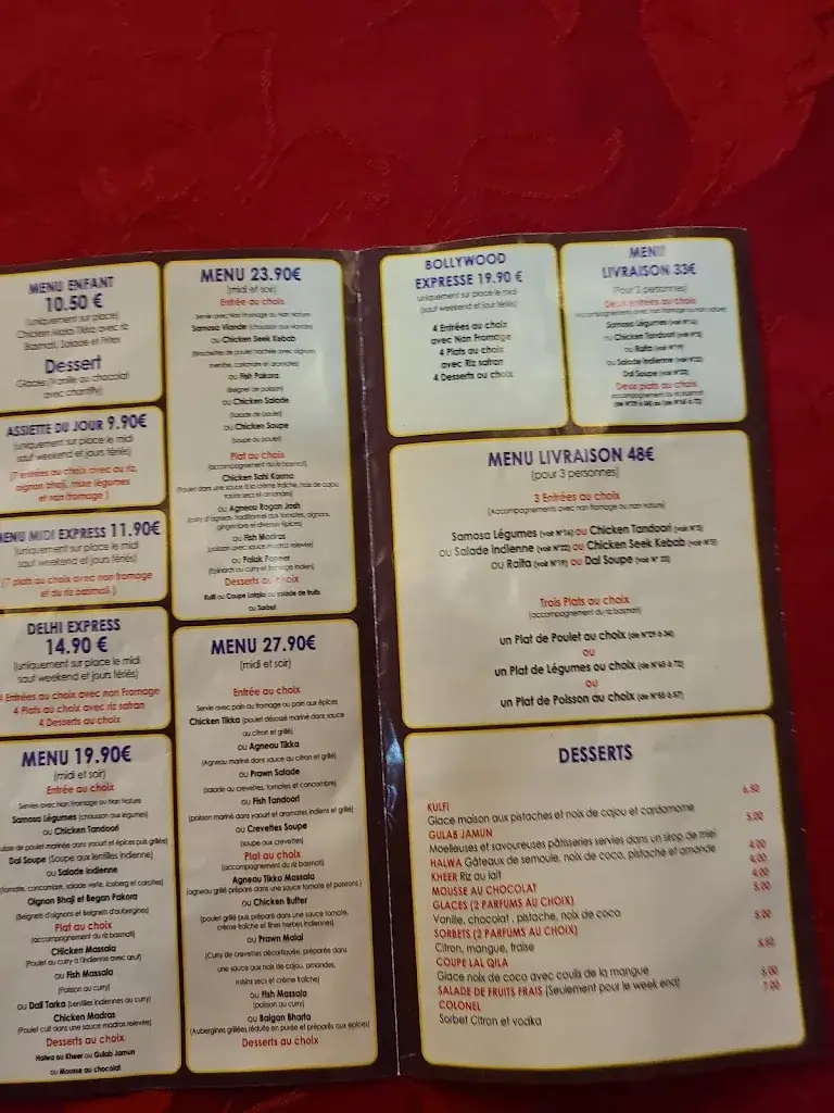 Menu_Lal Qila_Torcy_immagine_3