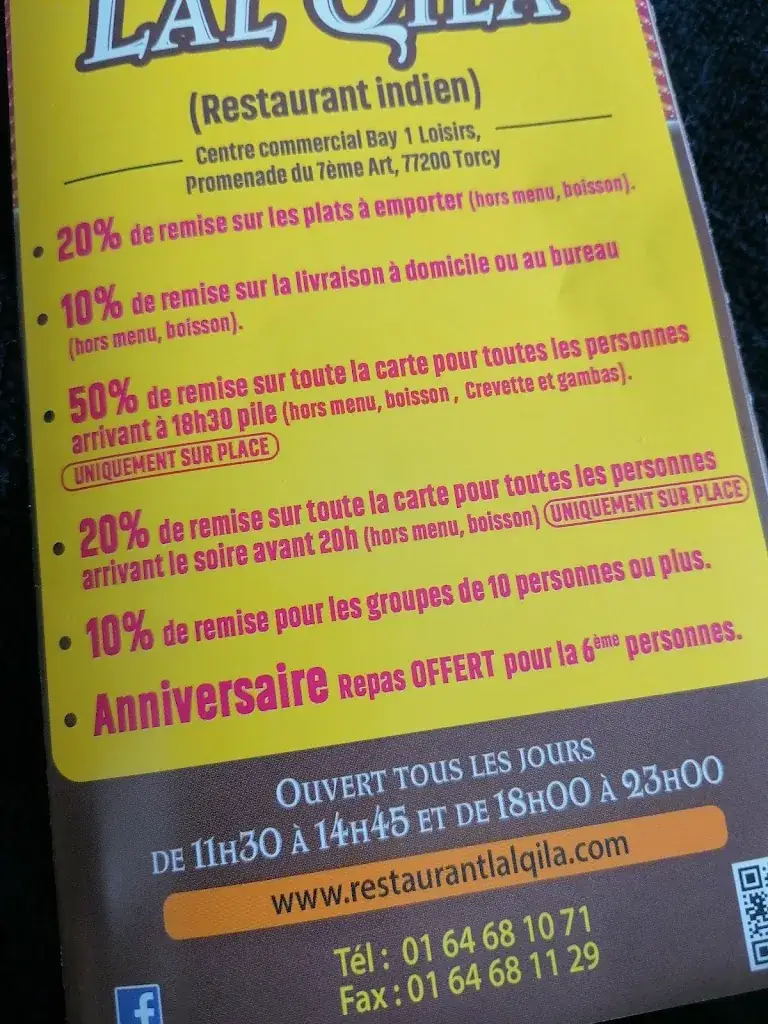 Menu_Lal Qila_Torcy_immagine_4