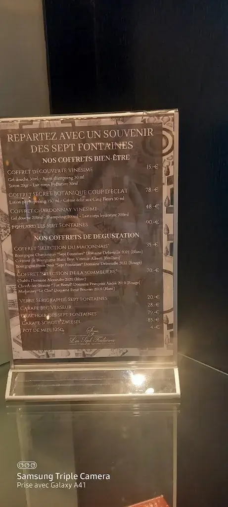 Menu_Restaurant Le Cloître_Tournus_immagine_2