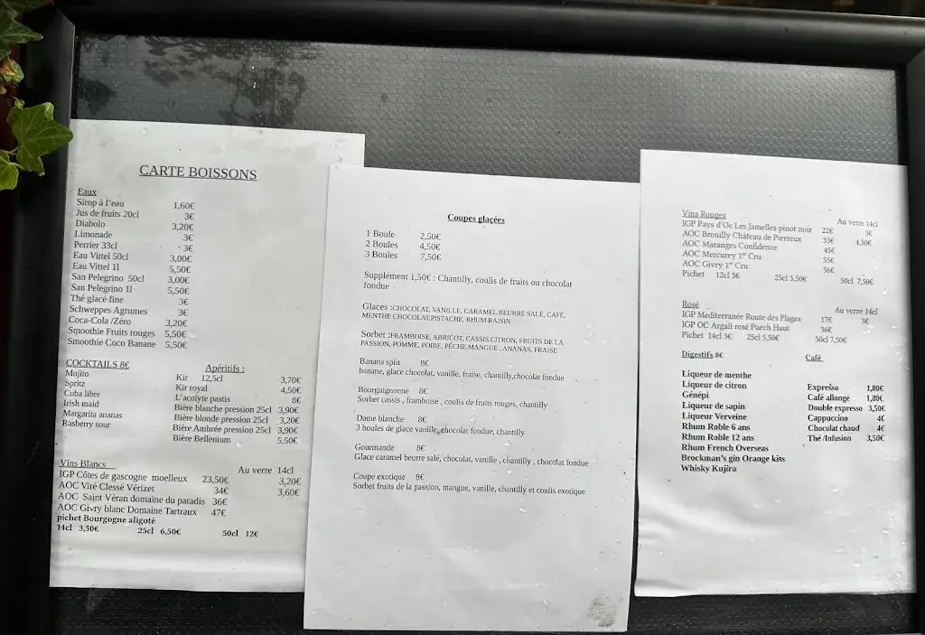 Menu_Restaurant Chez Pierre et Paul_Tournus_immagine_3