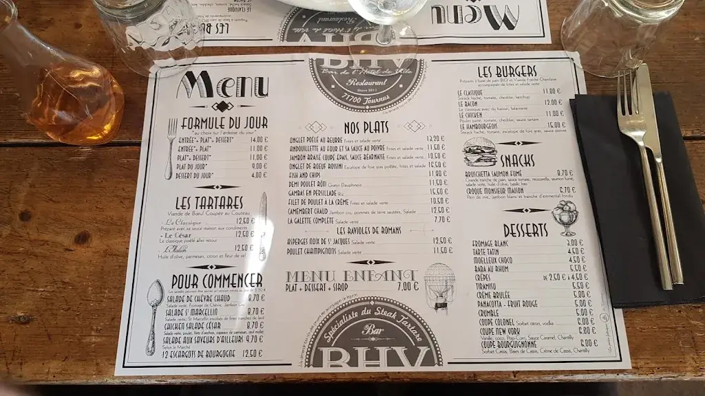 Menu_Bar De L'Hôtel De Ville_Tournus_image_4