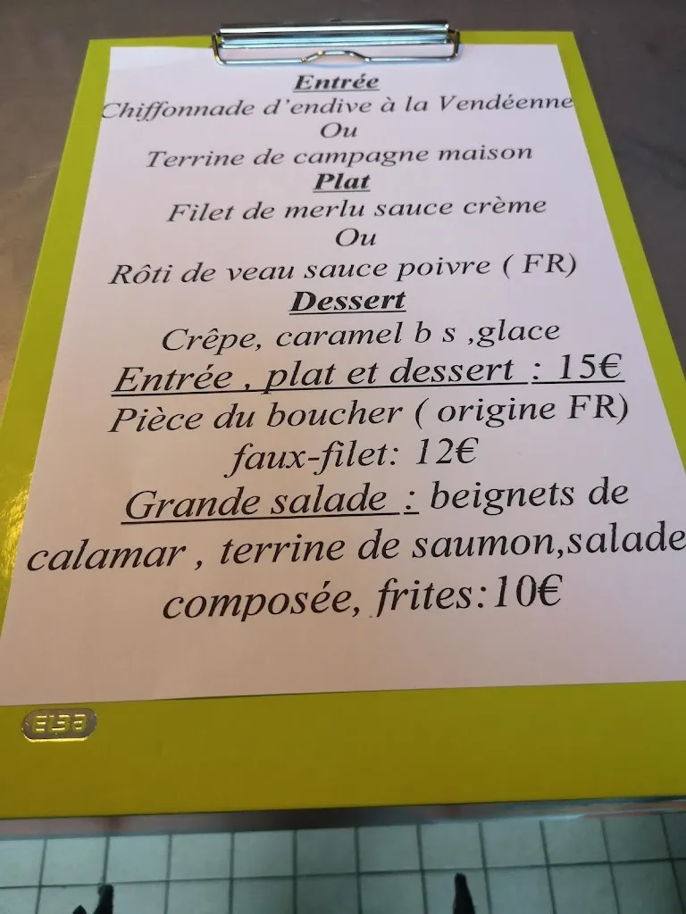 Menu_Hotel Restaurant Le Bretagne_Louvigné-de-Bais_image_1