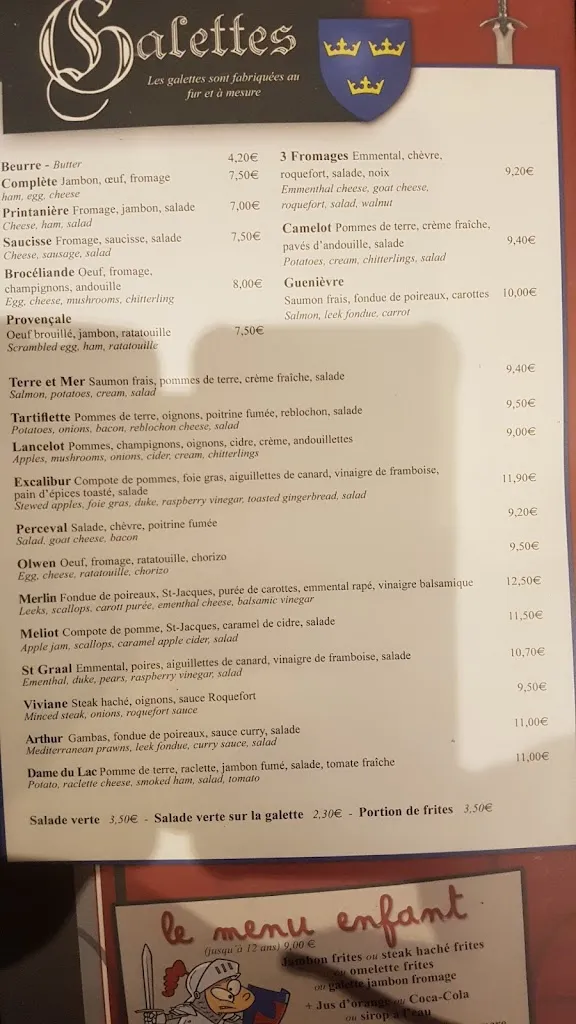 Menu_Restaurant La Table Ronde_Dol-de-Bretagne_image_3