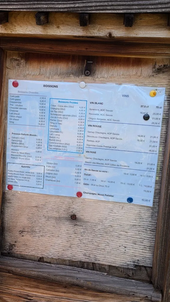 Menu_Les Arolles - Restaurant - Refuge_Beaufort_image_2