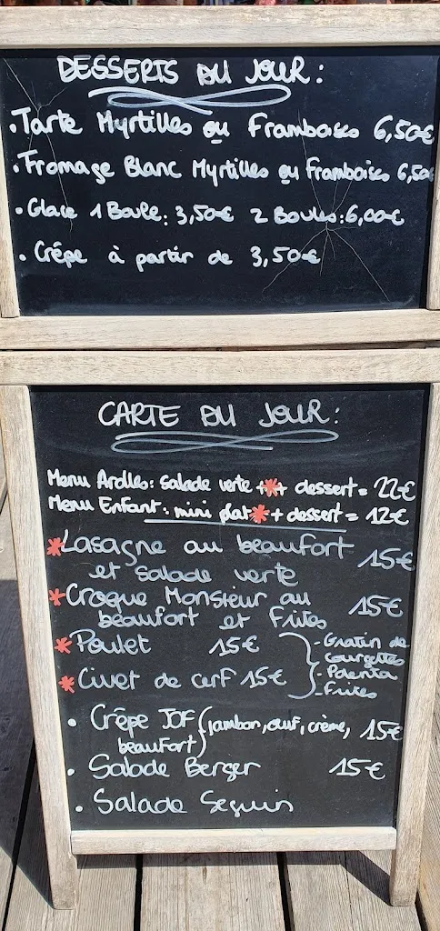 Menu_Les Arolles - Restaurant - Refuge_Beaufort_image_3