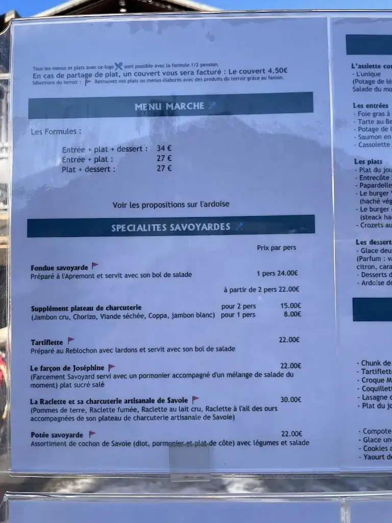 Menu_La Table de Joséphine_Beaufort_image_3