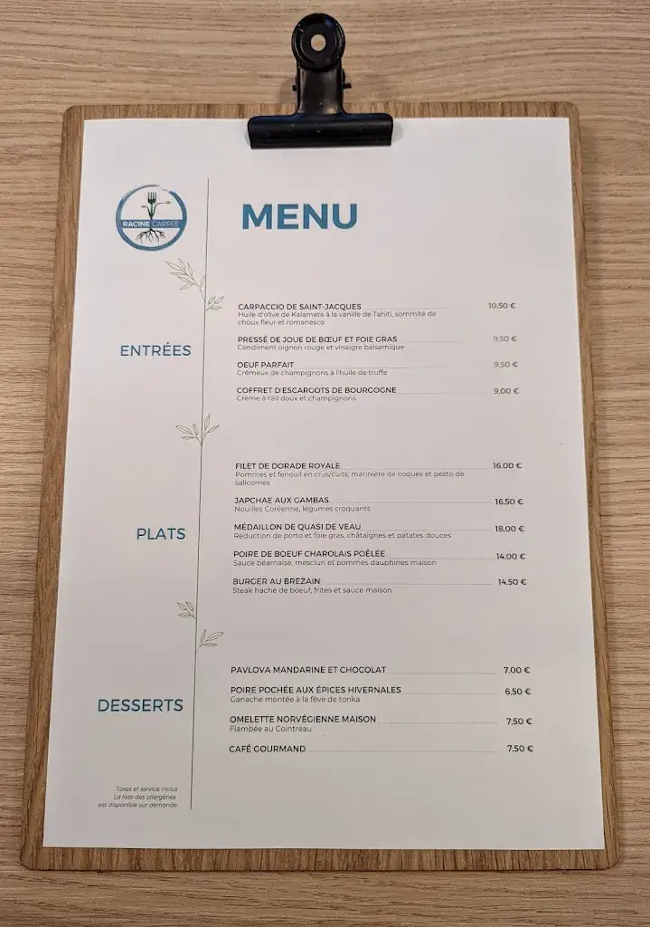 Menu_Racine carrée_Beaucé_image_1