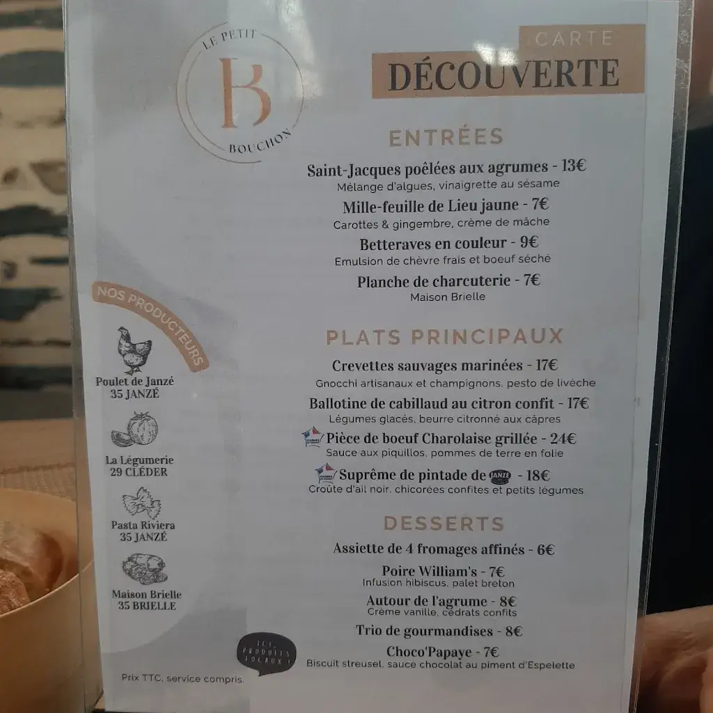 Menu_Le Petit Bouchon Restaurant_Vitré_image_2