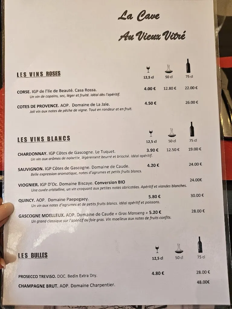 Menu_Au Vieux Vitré_Vitré_image_1