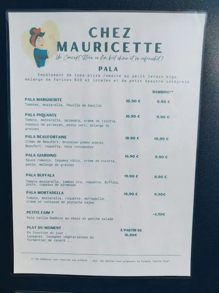 Menu_Chez Mauricette_Beaufort_imagen_1