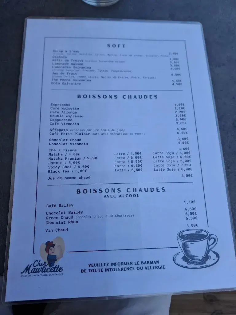 Menu_Chez Mauricette_Beaufort_imagen_3