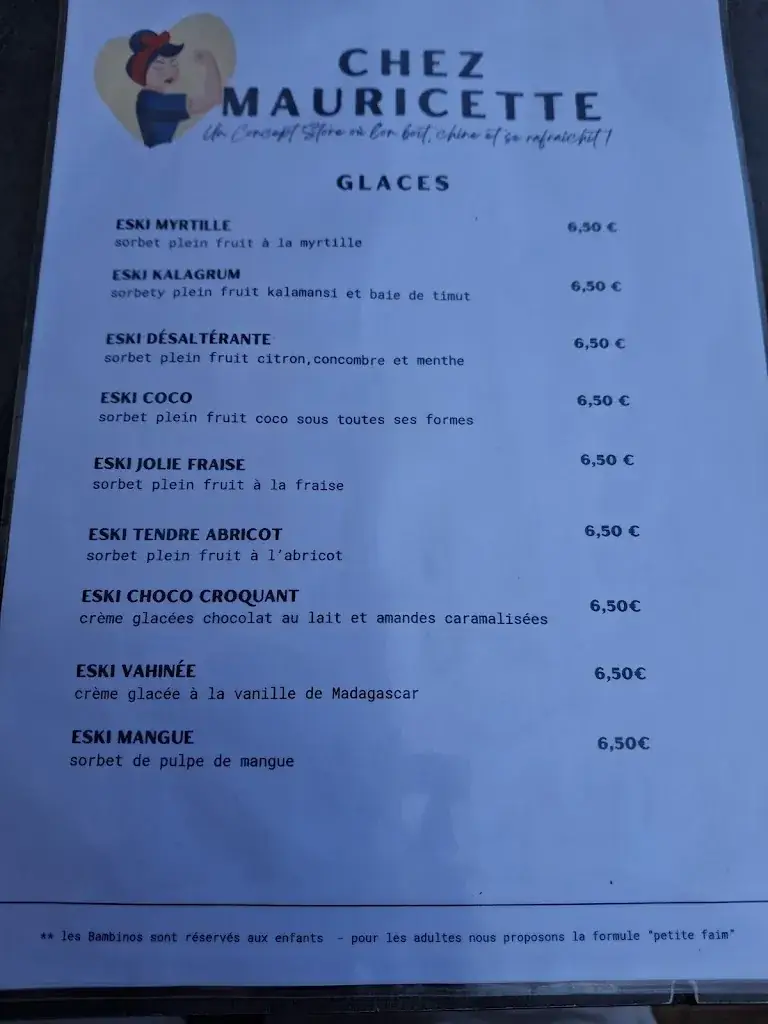 Menu_Chez Mauricette_Beaufort_imagen_4