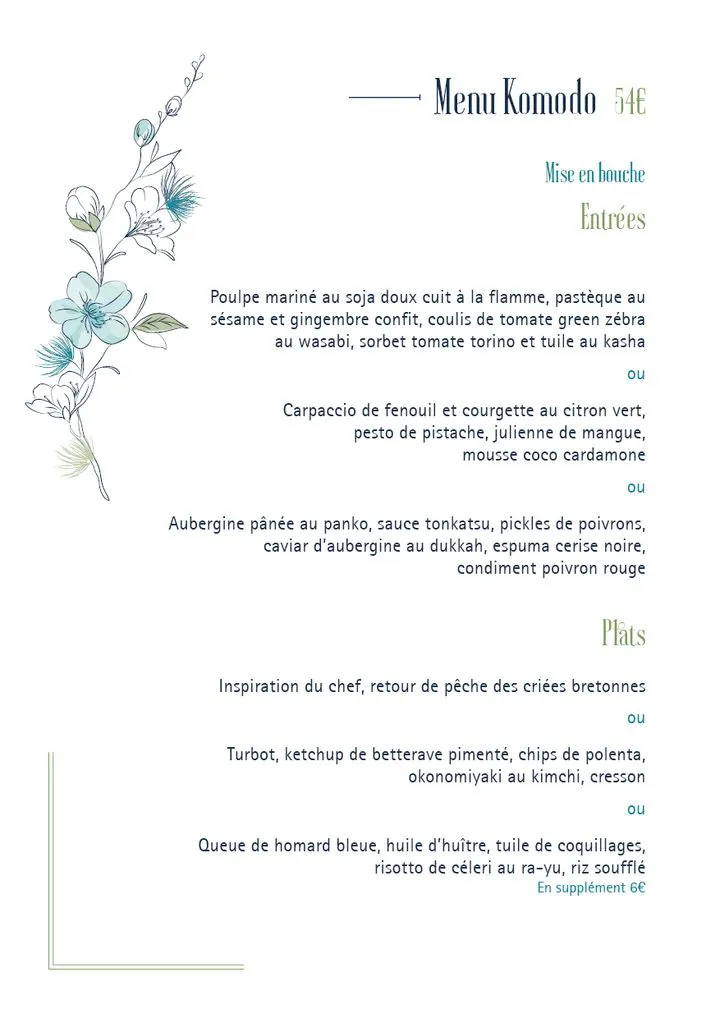 Menü_Le Casier - Restaurant à Auray_Auray_Bild_1