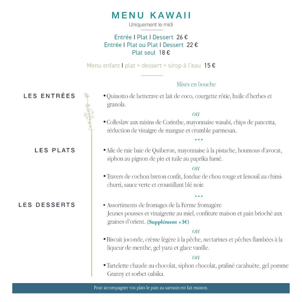 Menü_Le Casier - Restaurant à Auray_Auray_Bild_3