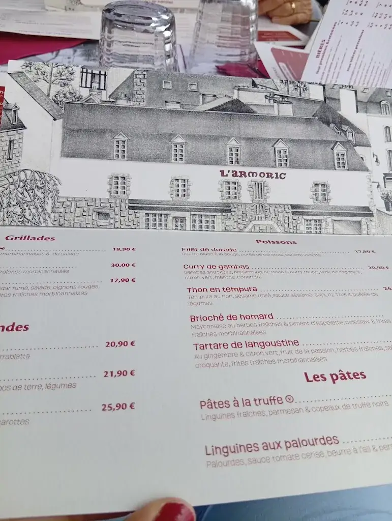 Menu_L'Armoric_Auray_image_3