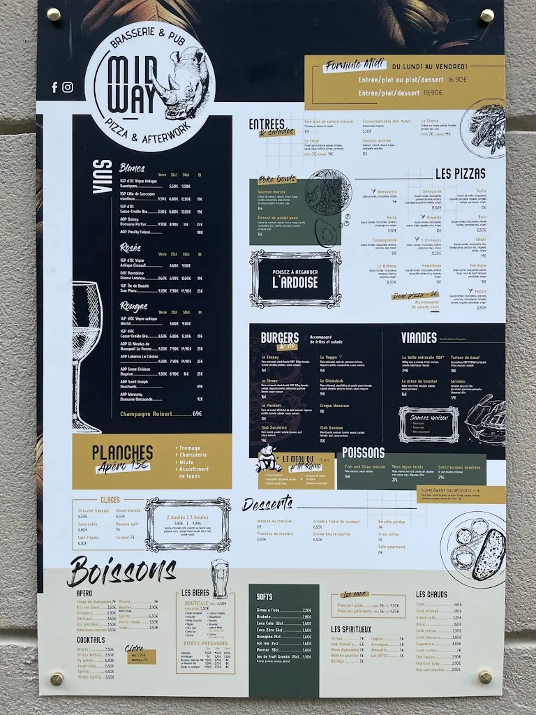 Menu_Restaurant Brasserie Pizzeria Le MIDWAY_Auray_image_2