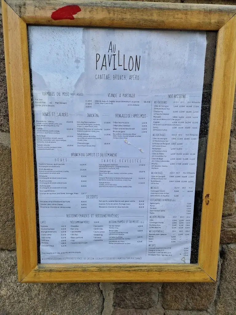 Menu_Au Pavillon_Auray_image_1