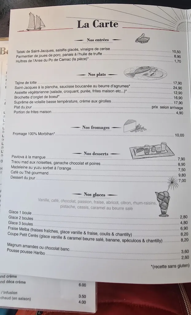 Menu_Restaurant Le Petit Ceres_Auray_immagine_2