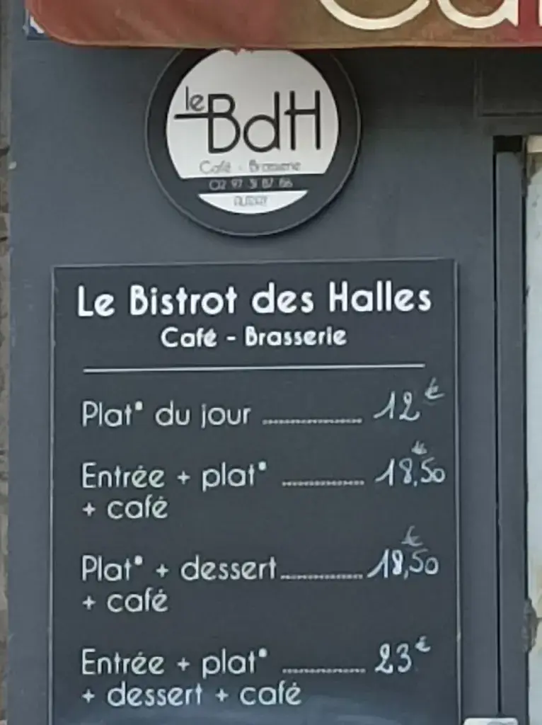 Menu_Restaurant Le Bistrot des Halles_Auray_image_4