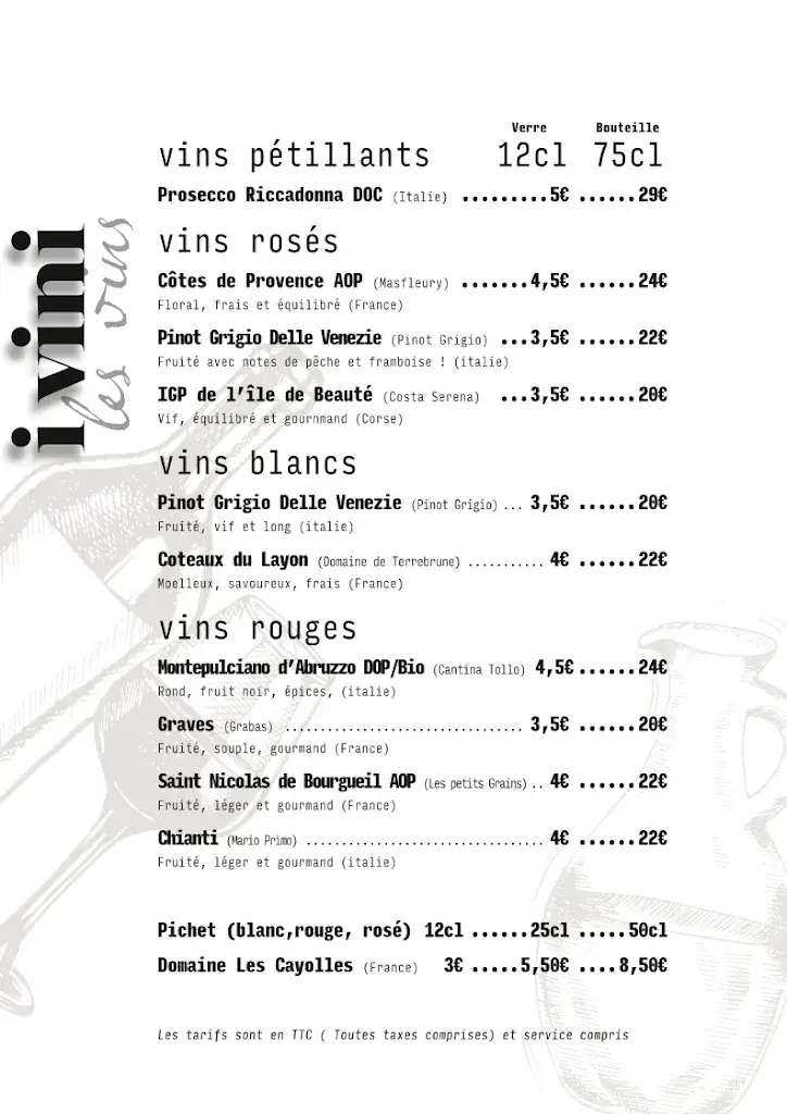 Menu_Restaurant Pizzéria Le Borsalino Auray_Auray_image_2