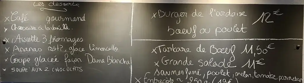 Menu_Hôtel Brocéliande - Restaurant L'Ardoise_Bédée_immagine_4