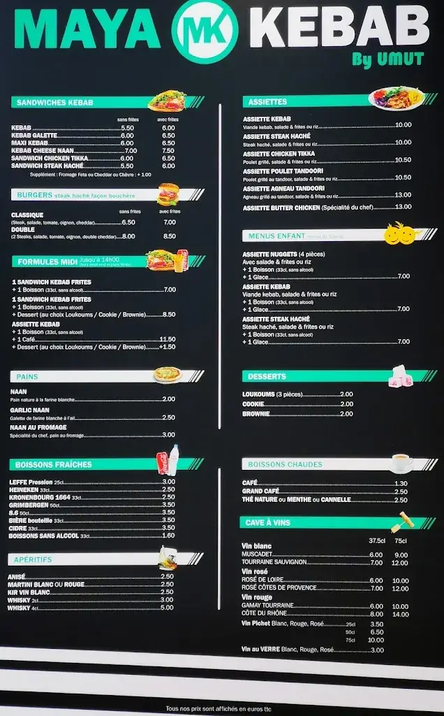 Menu_Maya Kebab | Bédée_Bédée_image_4