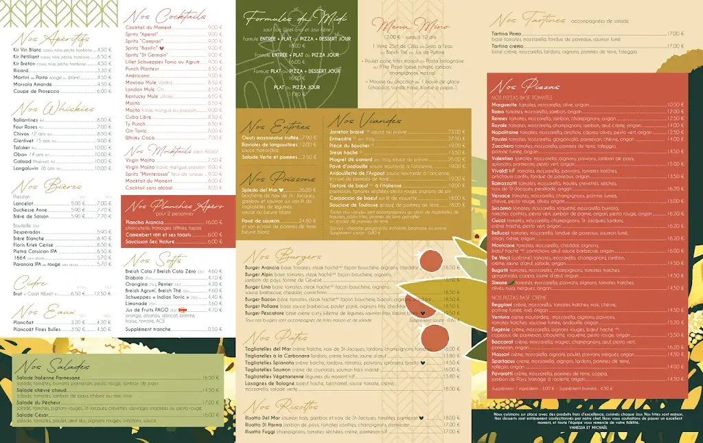 Menu_La Villa Arancia_Pleumeleuc_immagine_1