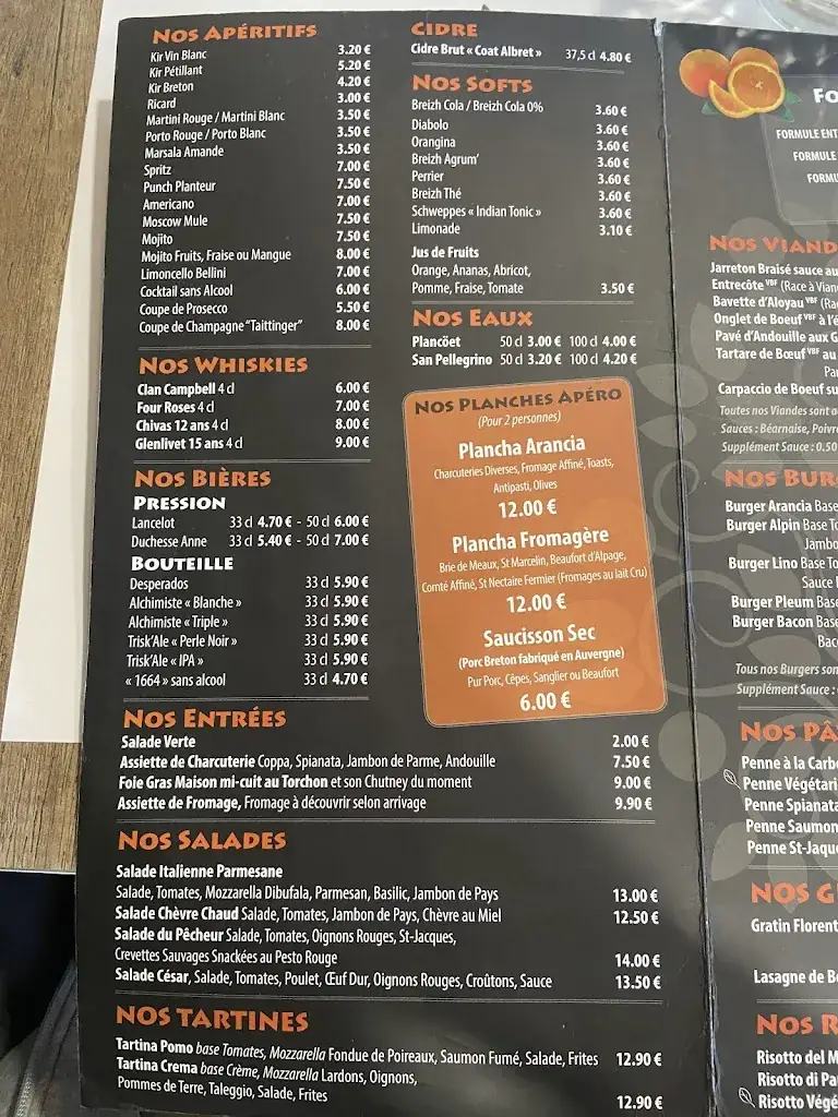 Menu_La Villa Arancia_Pleumeleuc_immagine_4