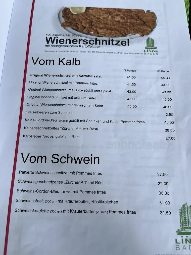 Menu_Restaurant Linde Baden_Baden_image_1
